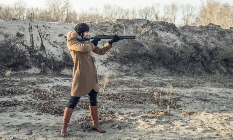 Best Shooting Ranges in Victoria, Woman Holding A Gun